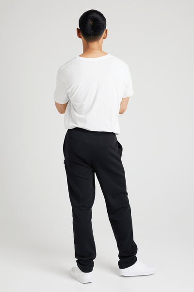 Insport Men's Aspen Black Trackpants (Open Leg)