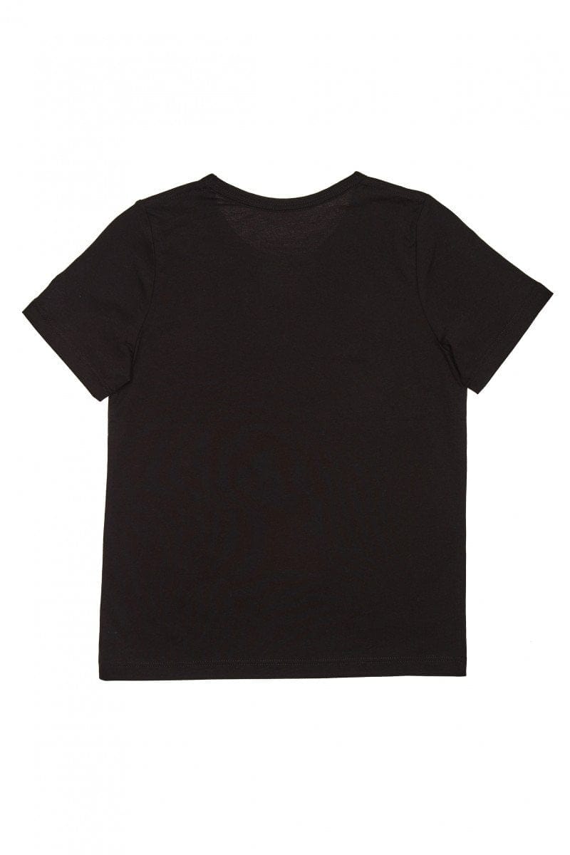 Champion CHAMPION JUNIOR SCRIPT BLACK SHORT SLEEVE TEE - INSPORT