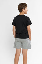 Champion CHAMPION JUNIOR SCRIPT BLACK SHORT SLEEVE TEE - INSPORT