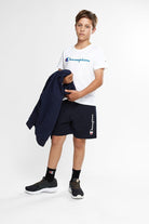 Champion CHAMPION JUNIOR SCRIPT JERSEY NAVY SHORTS - INSPORT