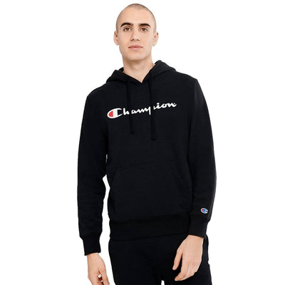 Champion CHAMPION MEN'S SCRIPT BLACK HOODIE - INSPORT