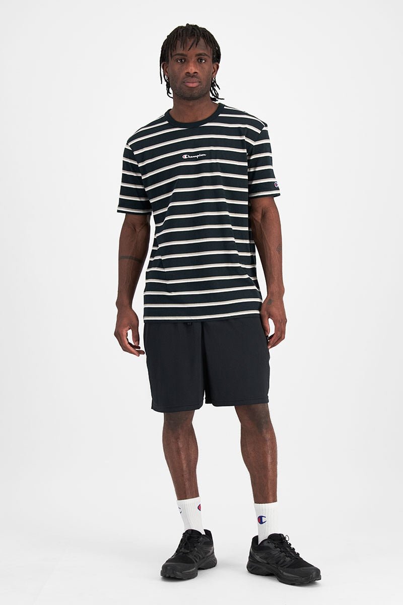 Champion striped 2024 t shirt