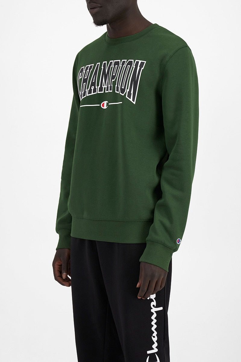 Champion sweater 2024 dark green mens