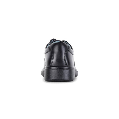 Clarks CLARKS JUNIOR DAYTONA TRIPLE BLACK LEATHER SHOE (WIDTH E) - INSPORT