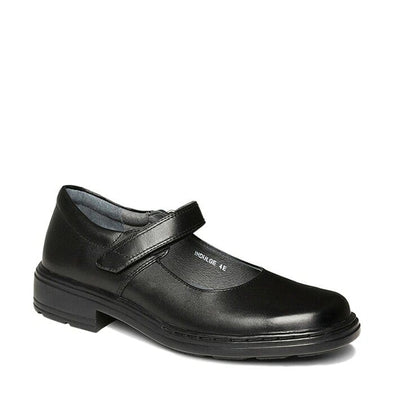 Clarks CLARKS SENIOR INDULGE TRIPLE BLACK LEATHER MARY JANE SHOE (WIDTH E) - INSPORT