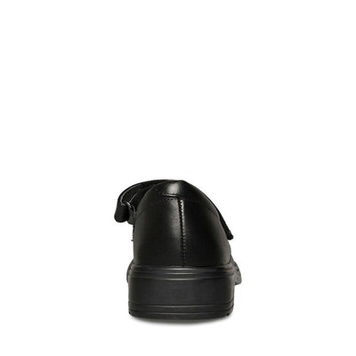 Clarks CLARKS SENIOR INDULGE TRIPLE BLACK LEATHER MARY JANE SHOE (WIDTH E) - INSPORT