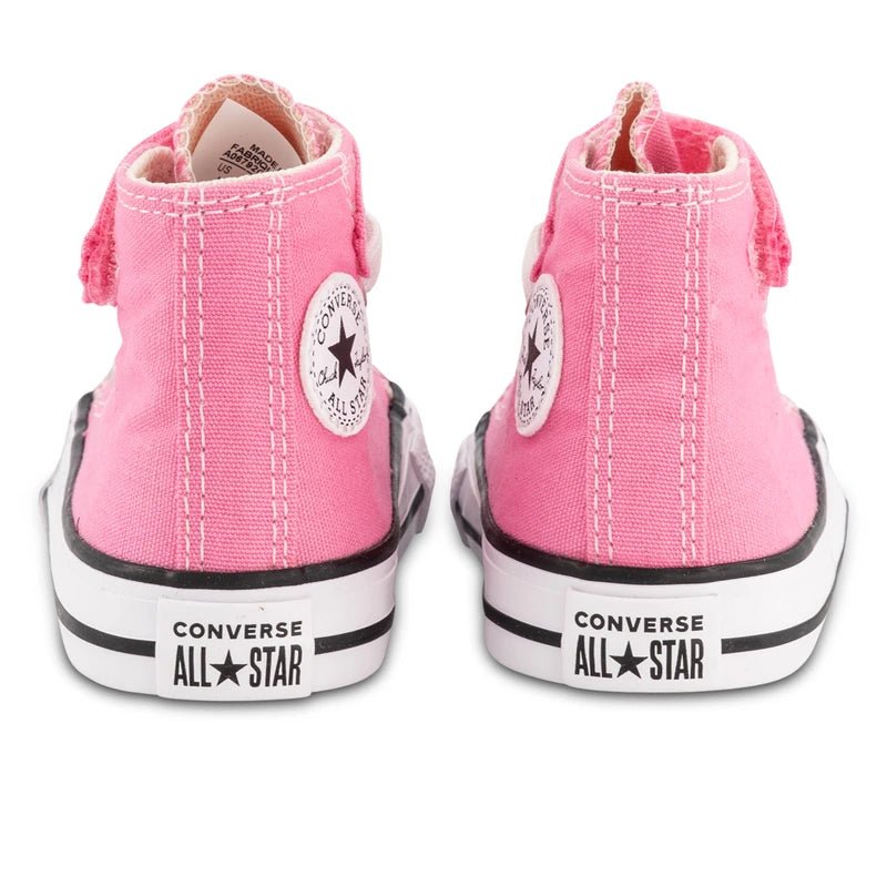 Baby pink high top converse discount