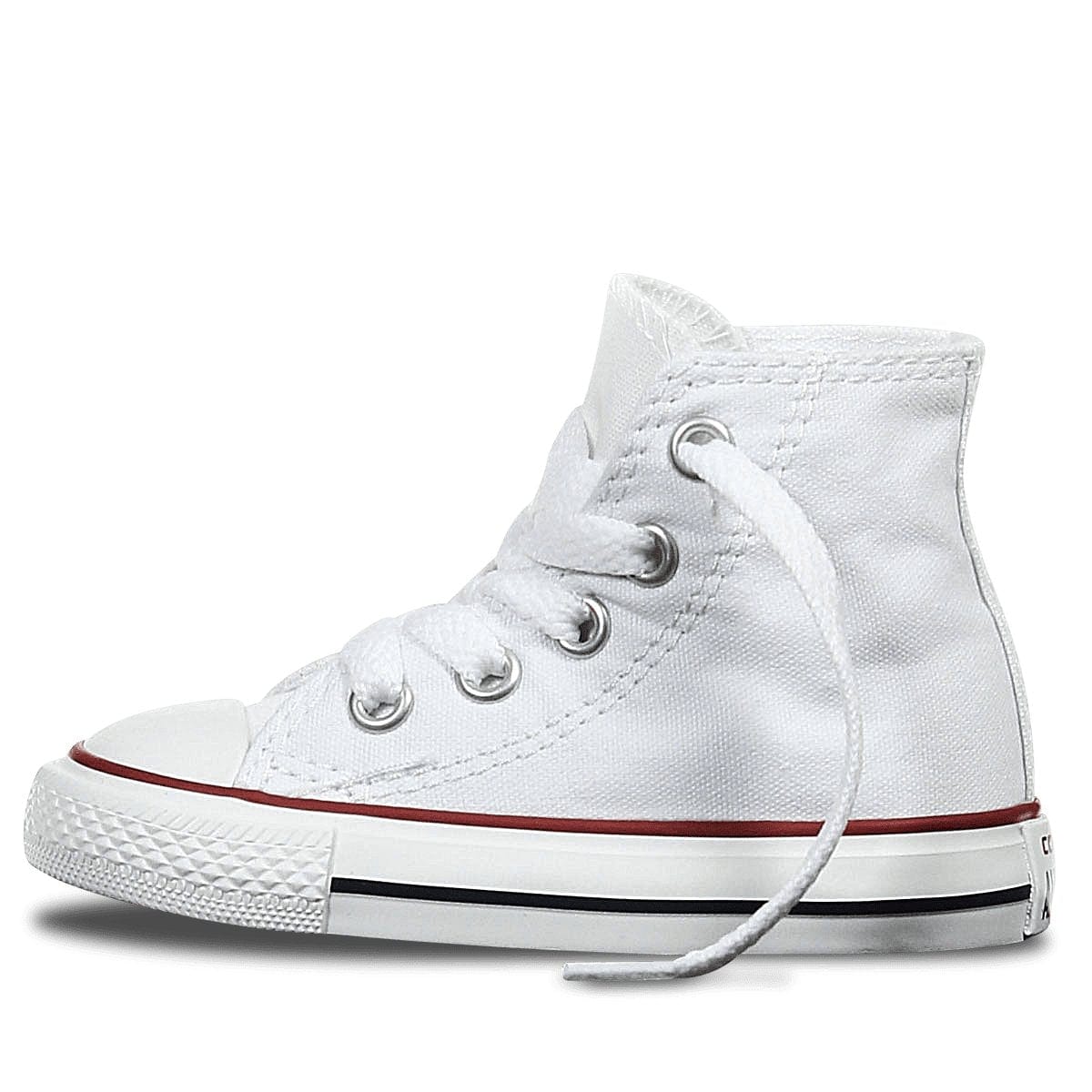 Converse CONVERSE INFANT'S CHUCK TAYLOR ALL STARS HIGH TOP WHITE SHOE - INSPORT