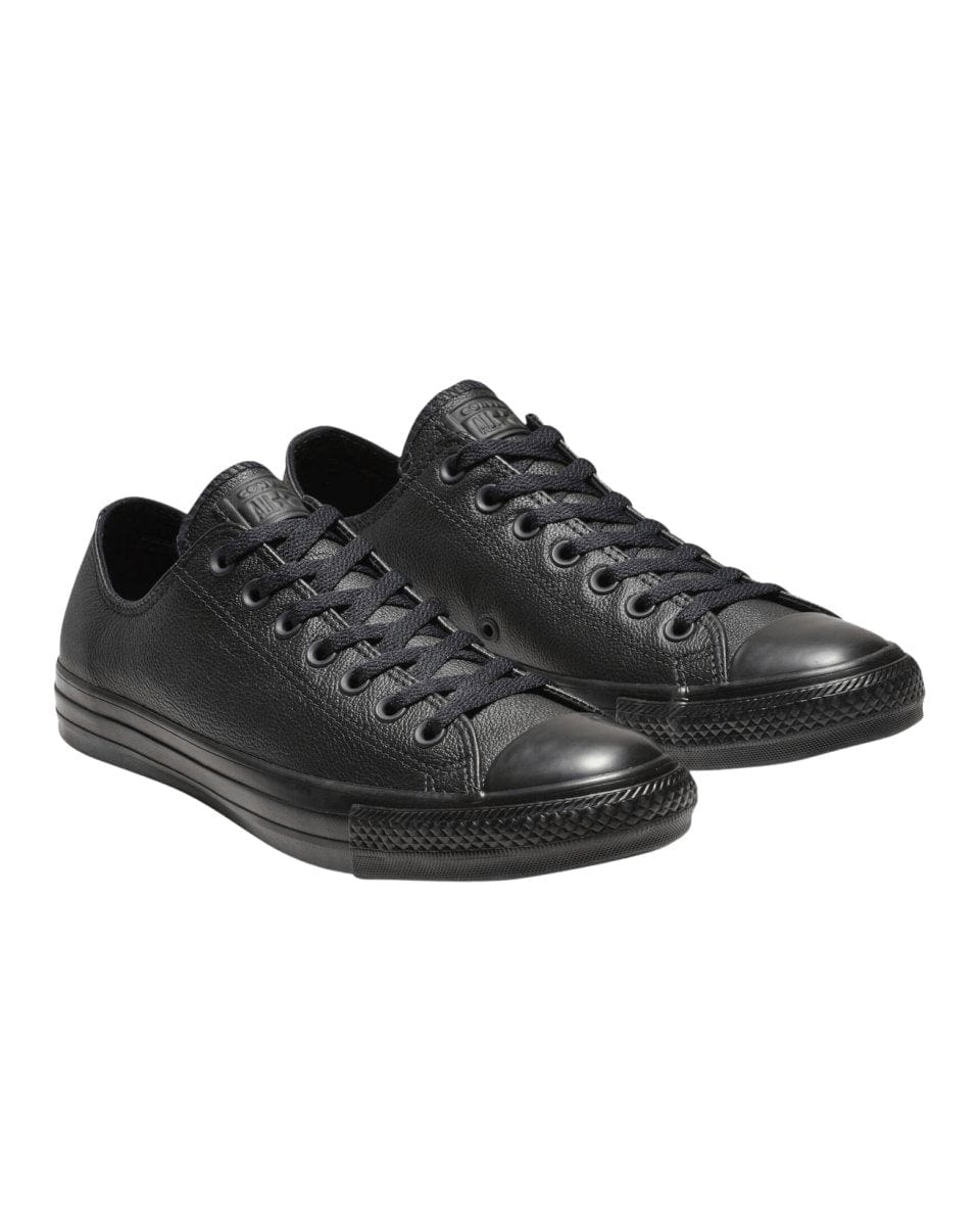 CONVERSE CHUCK TAYLOR ALL STAR LOW TOP TRIPLE BLACK LEATHER SHOE – INSPORT