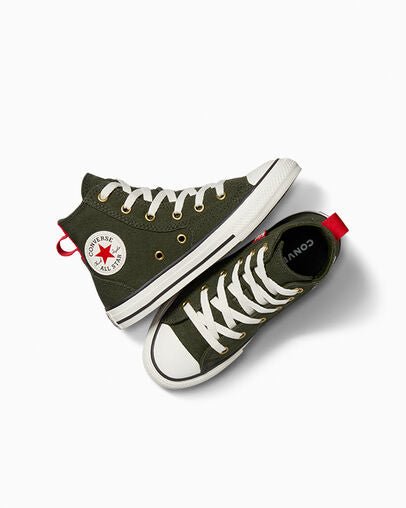 Converse CONVERSE TODDLERS ALL STAR HI MFG GREEN SHOES - INSPORT