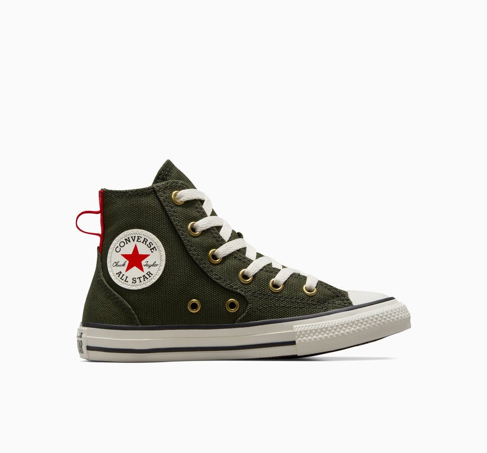 Converse CONVERSE TODDLERS ALL STAR HI MFG GREEN SHOES - INSPORT