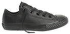 Converse CONVERSE TODDLER'S CHUCK TAYLOR ALL STAR LOW TOP TRIPLE BLACK LEATHER SHOE - INSPORT