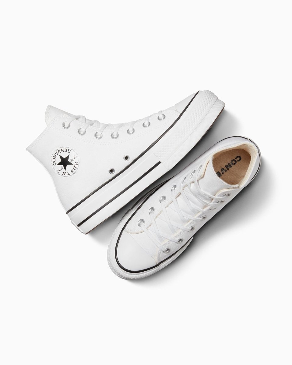 Converse CONVERSE WOMEN'S ALL STAR LIFT HIGH WHITE SHOES - INSPORT