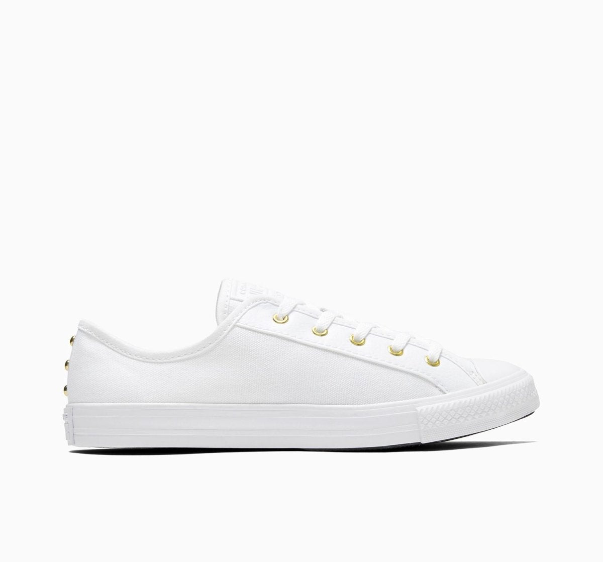 Converse CONVERSE WOMEN'S ALL STAR STAR STUD WHT/GLD SHOES - INSPORT