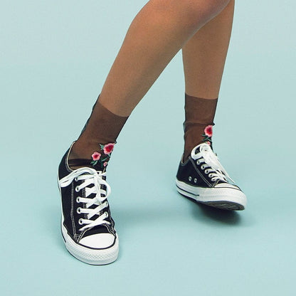 Low Top Cut For Chucks Socks Converse Women's Chuck Taylor All