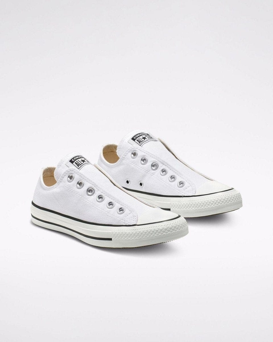 Converse CONVERSE WOMEN'S Chuck Taylor All Star Seasonal Slip Low Top White Shoes - INSPORT