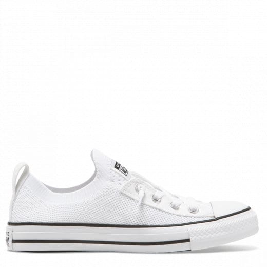 CONVERSE WOMEN S CHUCK TAYLOR ALL STAR SHORELINE KNIT SLIP LOW TOP WHI