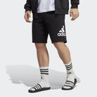 Adidas ESSENTIALS BIG LOGO FRENCH TERRY BLACK SHORTS - INSPORT