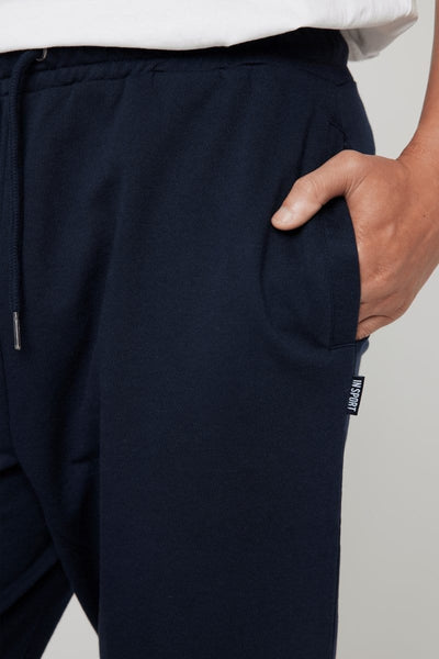 INSPORT INSPORT MEN'S BOSTON SLIM FIT NAVY TRACKPANTS - INSPORT