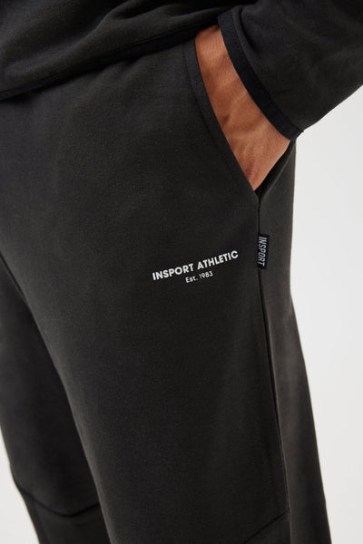 INSPORT INSPORT MEN'S TEC FLEECE PANT BLACK - INSPORT