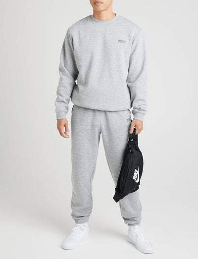 INSPORT INSPORT UNISEX ALASKA GREY MARLE CREW SWEATSHIRT - INSPORT