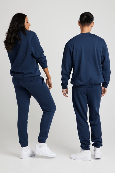 INSPORT INSPORT UNISEX ALASKA NAVY CREW SWEATSHIRT - INSPORT