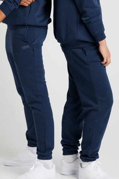 INSPORT INSPORT UNISEX ALASKA NAVY ELASTIC LEG TRACKPANTS - INSPORT