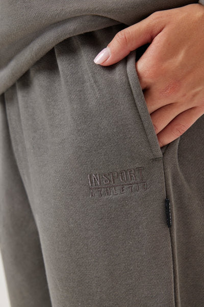 INSPORT INSPORT UNISEX ALASKA TRACKPANT SLATE - INSPORT