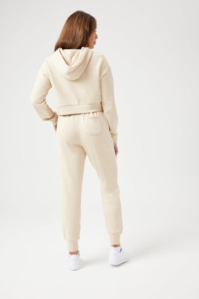 INSPORT INSPORT WOMEN'S CARLA CROP HOOD STONE - INSPORT