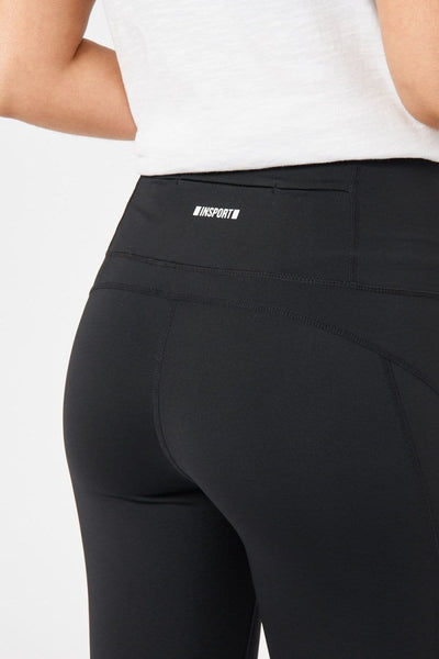 INSPORT INSPORT WOMEN'S POWER PANEL 7/8 BLACK TIGHTS - INSPORT