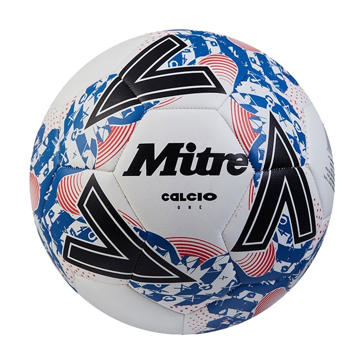 Mitre MITRE CALICO 24 WHITE/BLUE SOCCER BALL - INSPORT