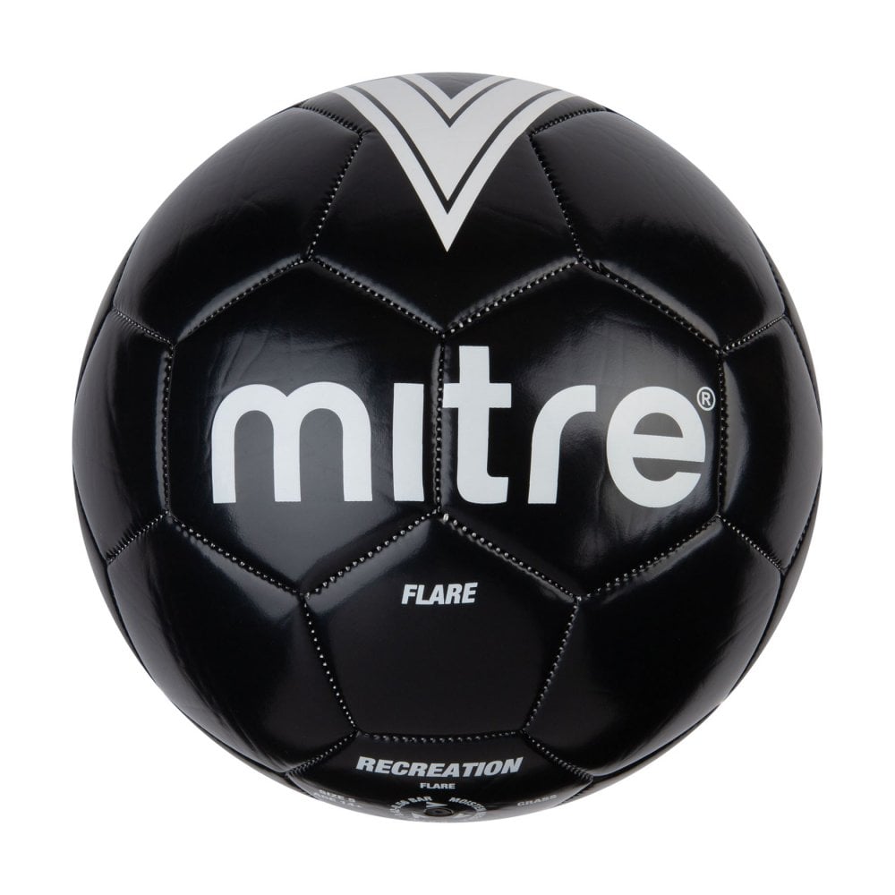 Mitre MITRE FLARE BLACK SOCCER BALL - INSPORT