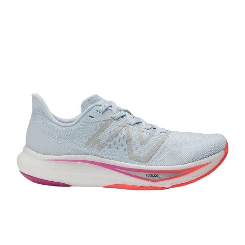 New Balance NEW BALANCE WOMEN'S FUELCELL REBEL V3 BLUE/PINK RUNNING SHOES - INSPORT