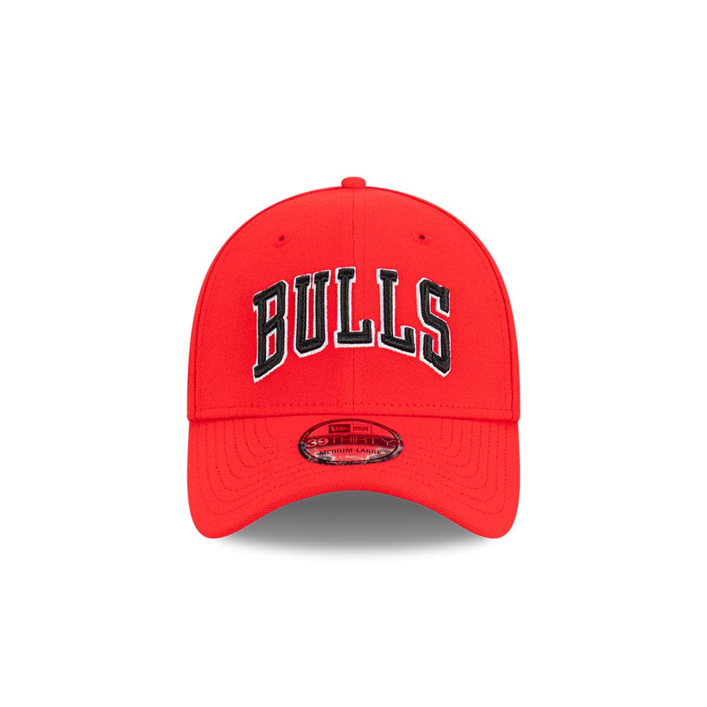 New Era NEW ERA 39THIRTY WORDMARK CHICAGO BULLS RED CAP - INSPORT