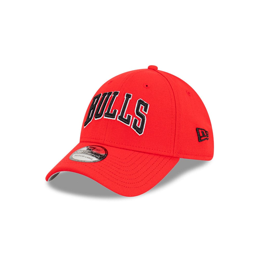New Era NEW ERA 39THIRTY WORDMARK CHICAGO BULLS RED CAP - INSPORT