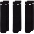 Nike NIKE EVERYDAY CUSHIONED BLACK TRAINING CREW SOCKS (3 PAIRS) - INSPORT