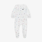 Nike NIKE INFANT'S SWOOSHFETTI COVERALL WHITE ONESIE - INSPORT