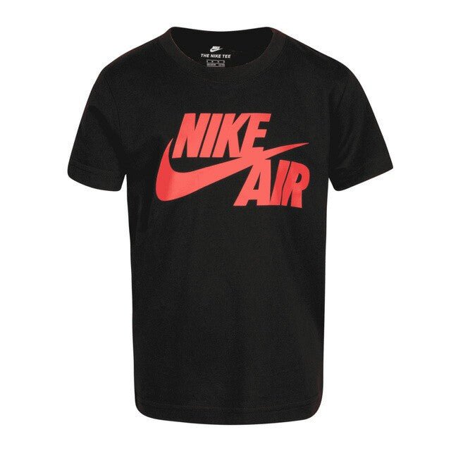 Nike NIKE JUNIOR AIR SWOOSH BLACK TEE - INSPORT