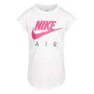 Nike NIKE JUNIOR FUTURA AIR WHITE/PINK TEE - INSPORT