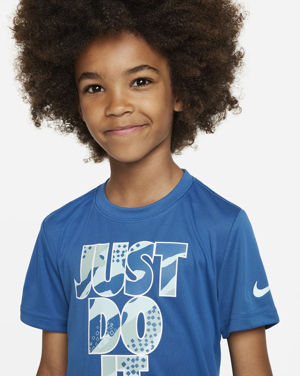 NIKE JUNIOR SPORTSWEAR JUST DO IT BLUE TEE INSPORT