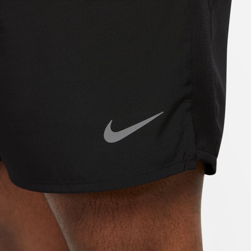 Nike NIKE MEN'S DRI-FIT CHALLENGER 7" BRIEF-LINED BLACK RUNNING SHORTS - INSPORT