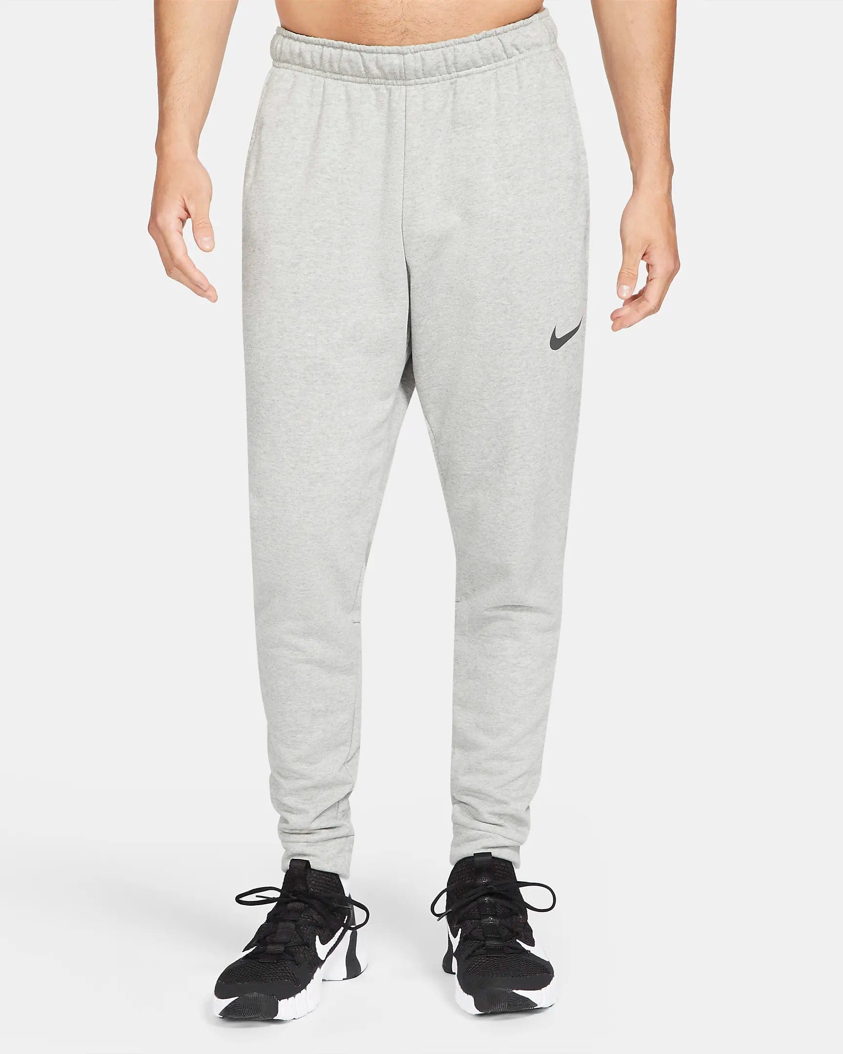 NIKE MEN'S DRI-FIT TAPERED FITNESS GREY TRACKPANTS – INSPORT
