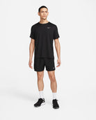 Nike Nike MEN'S Miler Dri-FIT UV Short-Sleeve BLACK Running TEE - INSPORT