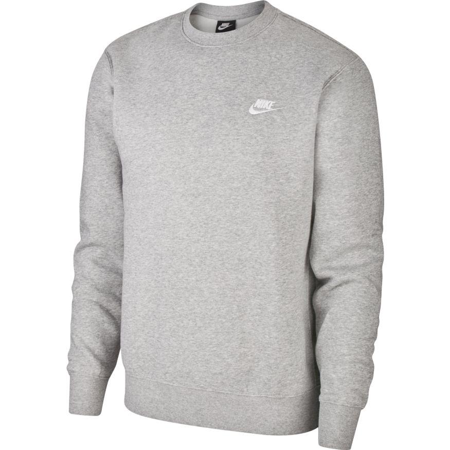 Nike club sweatshirt outlet grey