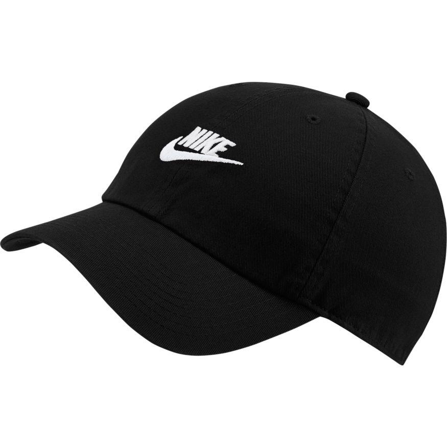 Nike NIKE SPORTSWEAR HERITAGE86 FUTURA WASHED BLACK CAP - INSPORT