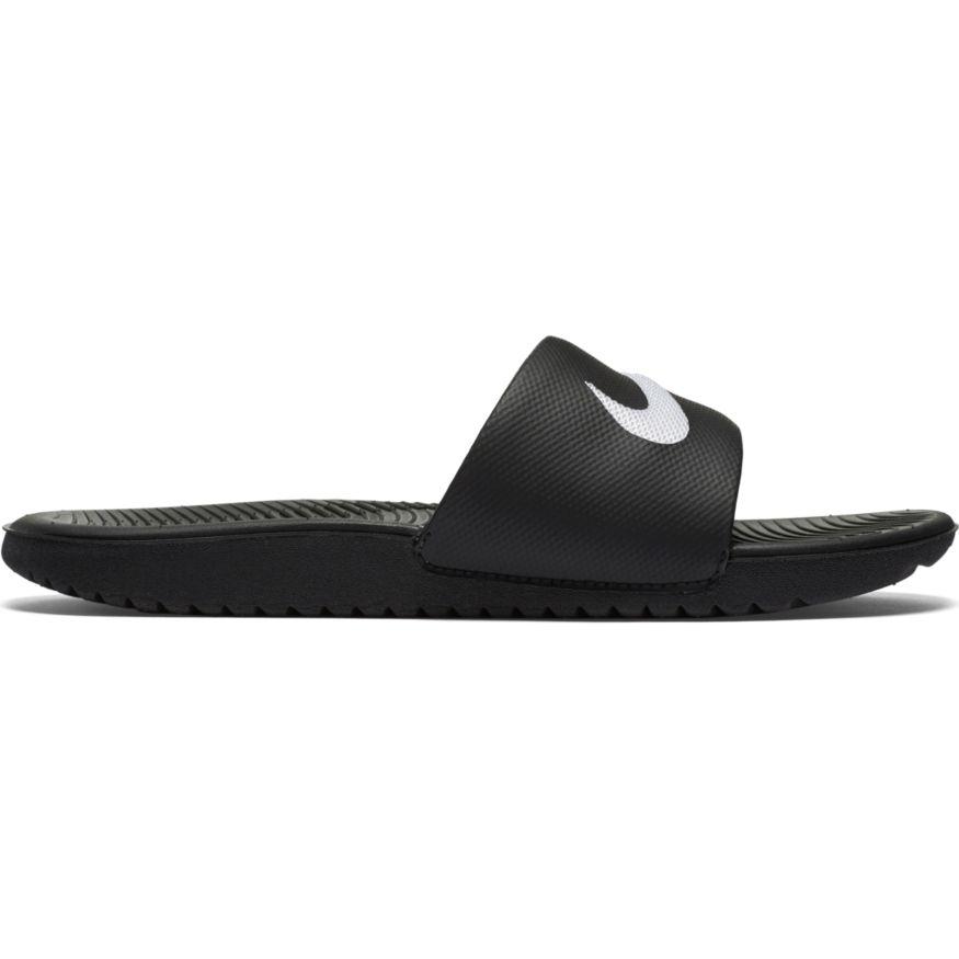 Nike NIKE TODDLER'S & JUNIOR KAWA BLACK SLIDES - INSPORT