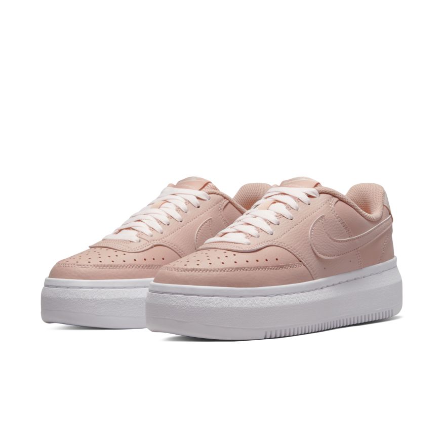 Nike NIKE WOMEN'S COURT VISION ALTA PINK PLATFORM SHOES - INSPORT