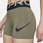 Nike NIKE WOMEN'S DRI-FIT GREEN SHORT - INSPORT