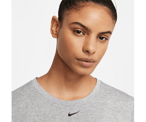 Nike NIKE WOMEN'S DRI-FIT GREY TEE - INSPORT