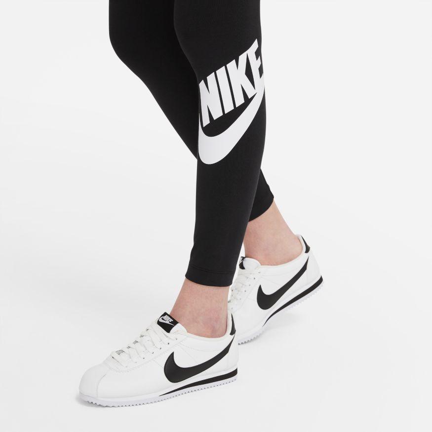 Nike NIKE WOMEN'S HIGH-RISE SPORTSWEAR ESSENTIAL BLACK TIGHTS - INSPORT